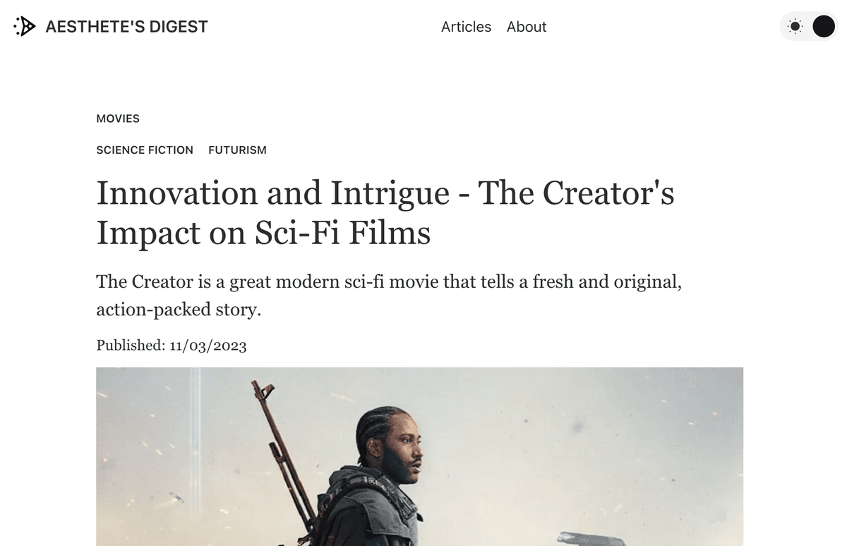 Aesthete's Digest