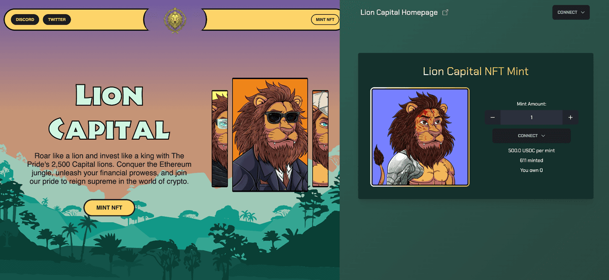 Lion Capital Website