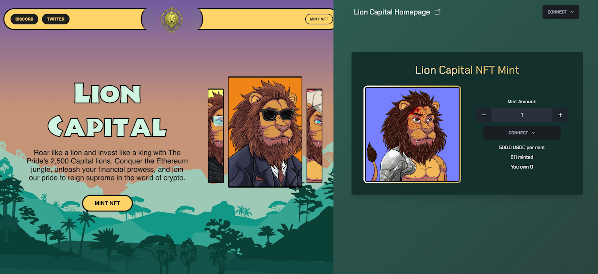 Lion Capital Website